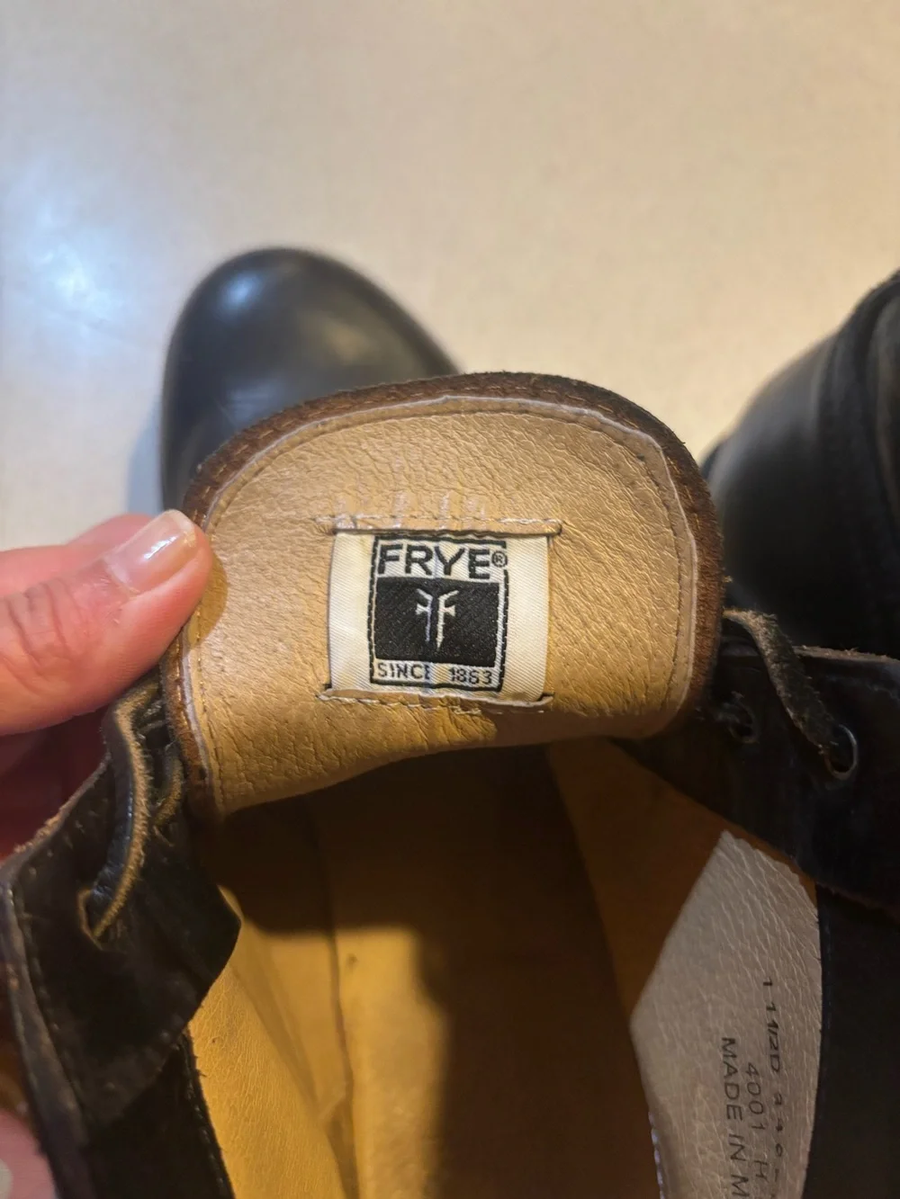 Men’s Frye boots